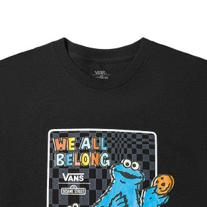 VANS × SESAME STREET联名男女短袖T恤