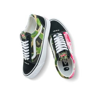 VANS X BAPE联名LX OLD SKOOL TB男女情侣板鞋