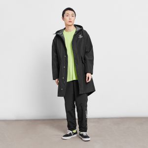 男款长袍夹克(黑色)