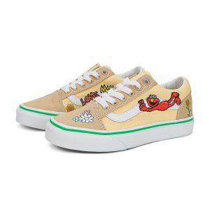 VANS × SESAME STREET联名OLD SKOOL中大童板鞋