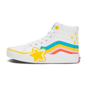 SK8-HI RAINBOW STAR中大童帆布鞋