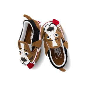 DOG SLIP-ON V 小童帆布鞋