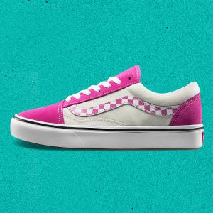 Vans(范斯) COMFYCUSH OLD SKOOL 男女款 粉白色板鞋滑板鞋