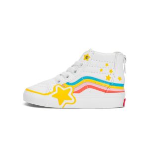 SK8-HI ZIP RAINBOW STAR小童帆布鞋