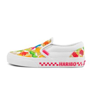 VANS × HARIBO联名CLASSIC SLIP-ON中大童帆布鞋