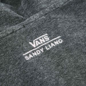  VANS X SANDY LIANG CROP HOODLE女士开襟连帽卫衣(灰色)