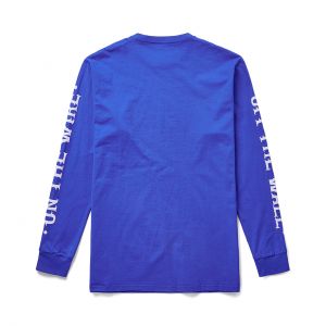 Vans(范斯) 男款 长袖T恤 蓝色