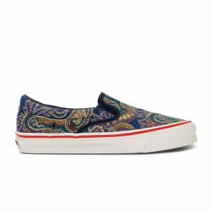 VANS × NIGEL CARBOURN CARBOURN联名OG CLASSIC SLIP-ON LX男女帆布鞋